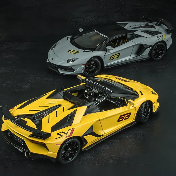 1:24 Diecast Lamborghini Aventador SVJ 63