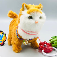 Thumbnail for Remote Control Walking Plush Cat With Sound