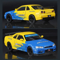 Thumbnail for 1:32 Diecast Nissan Skyline GTR R34  Model Car