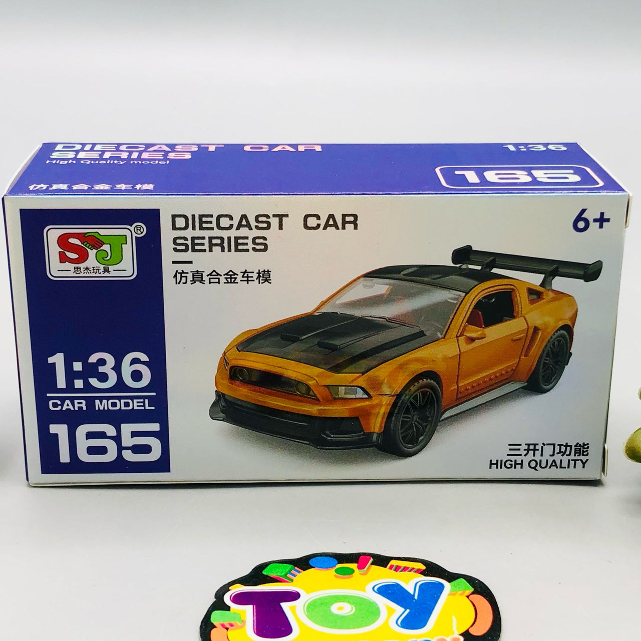 1:36 Diecast Mini Pullback Ford Mustang GT Model Car