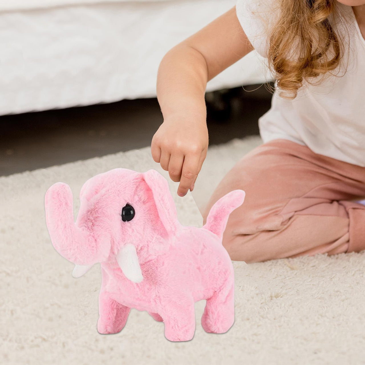 Walking Plush Pet Elephant With Sound & Box