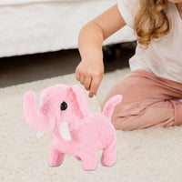 Thumbnail for Walking Plush Pet Elephant With Sound & Box