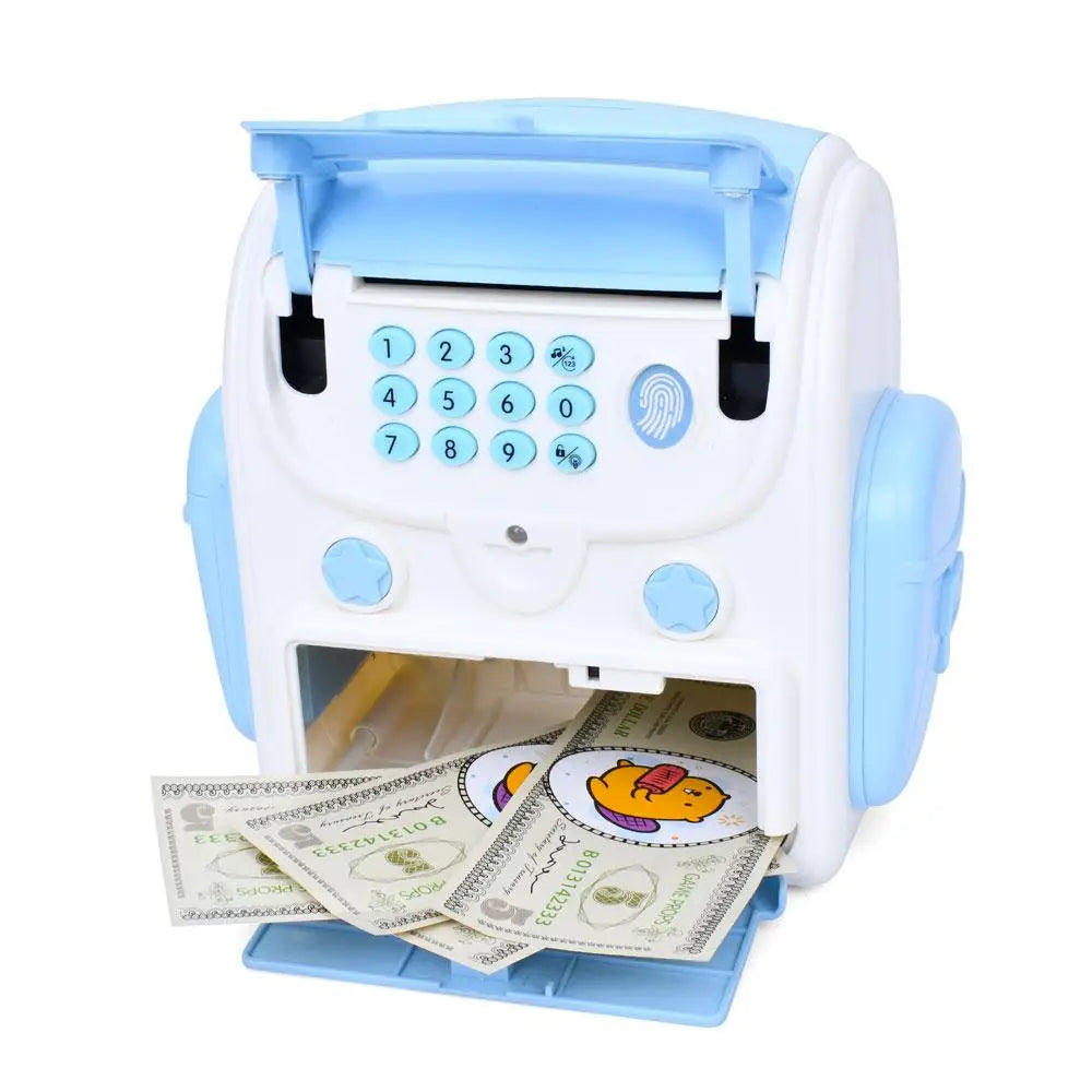 Multi-functional Backpack Money Saving Piggy Bank - Blue