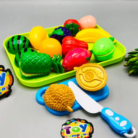 Thumbnail for 15Pcs Pretend Play Vegetable & Fruit Cutting Set