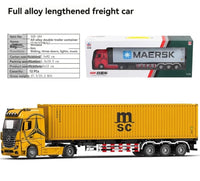 Thumbnail for 1:24 Diecast Metal Transport Container Truck