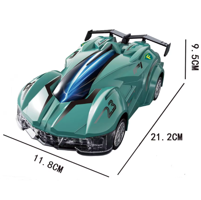 Electric 2 Form Stunt Rotary Car With Light & Sound