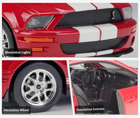 Thumbnail for Welly 1:24 Diecast 2007 Shelby Cobra GT500 Model Car