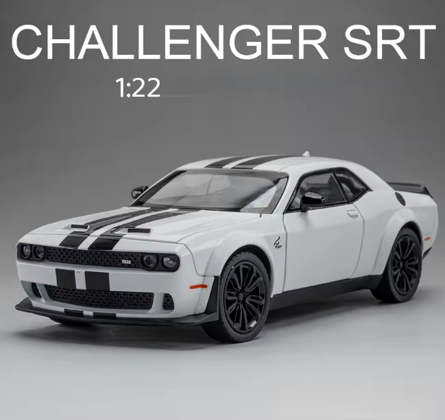 1:22 Diecast Demon Dodge Challenger SRT Model Car