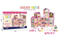 Thumbnail for DIY 14 Rooms Dream Doll House With Furniture