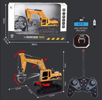 1:22 RC Engineering Truck With Lights