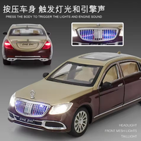 Thumbnail for 1:24 Diecast Mercedes Benz Maybach S600 With Smoke