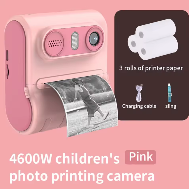 1080P HD Instant Digital Thermal Printing Camera