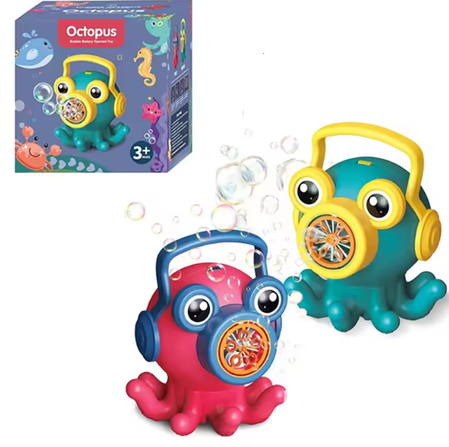 Octopus Colorful Bubble Machine Toy