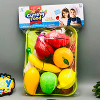 Thumbnail for 10Pcs Pretend Fruit & Vegetable Cutting Set - Assortment