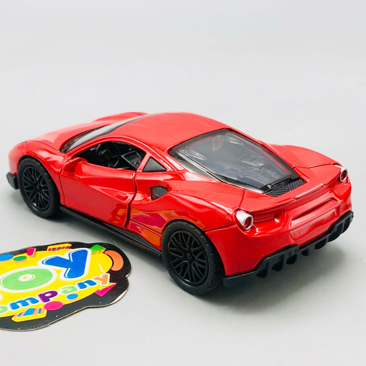 1:36 Diecast Mini Pullback Ferrari 488 Model Car