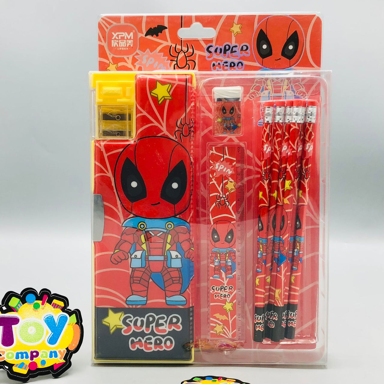 Premium Super Hero Kids Stationery Set - Assortment