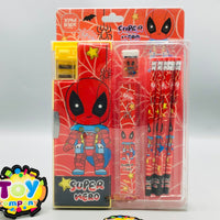 Thumbnail for Premium Super Hero Kids Stationery Set - Assortment