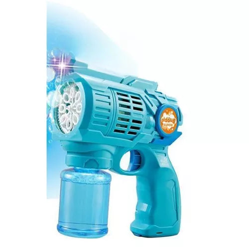 8 Holes Battery Operated Colorful Bubble Blaster Gun