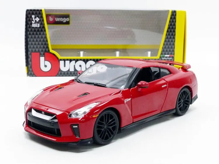 Bburago 1:24 Diecast Nissan GT-R 2017 - Red