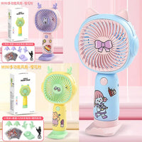 Thumbnail for Rechargeable Mini Cartoon Handheld & Table Fan