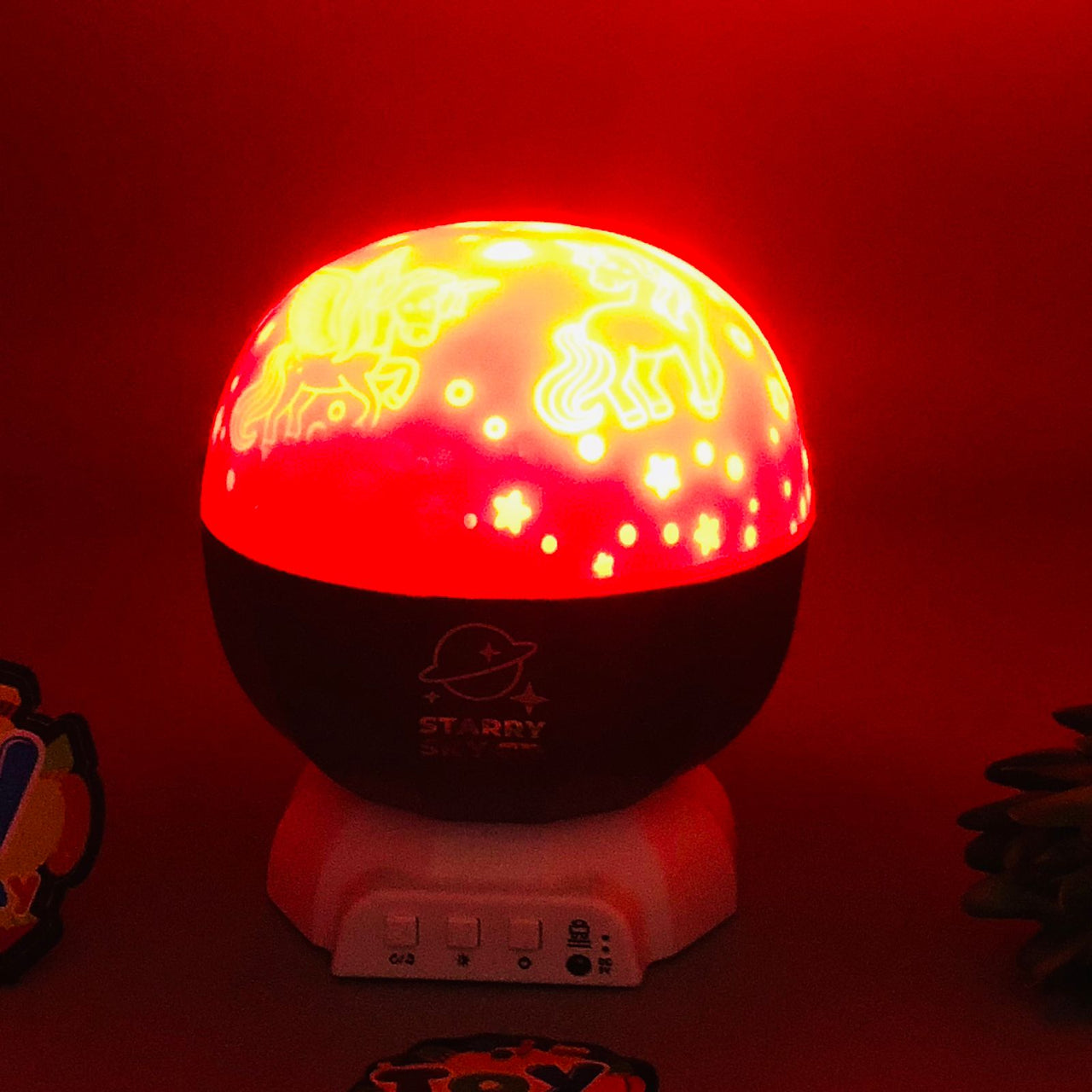 Rechargeable Starry Sky Projection Lamp With Sound