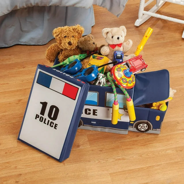 Kids Foldable Storage Box - Police Design