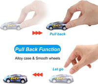 Thumbnail for 6Pcs Mini Inertial Cars With Road Map - Assortment