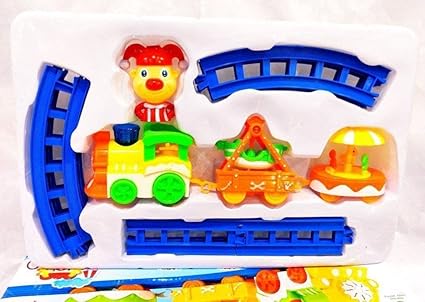 Electric Happy Circus Train Track Set