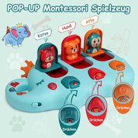 Thumbnail for Kids Musical Animal Pop-up Activity Toy With Light