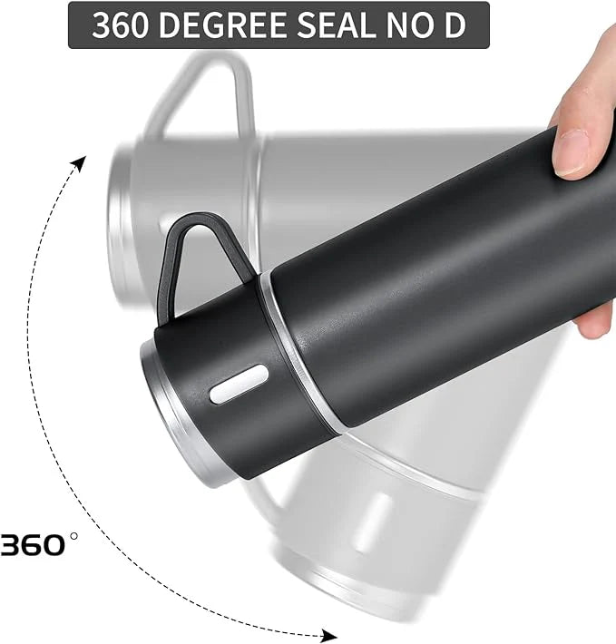 500ml Stainless Steel Bottle Vacuum Flask Set