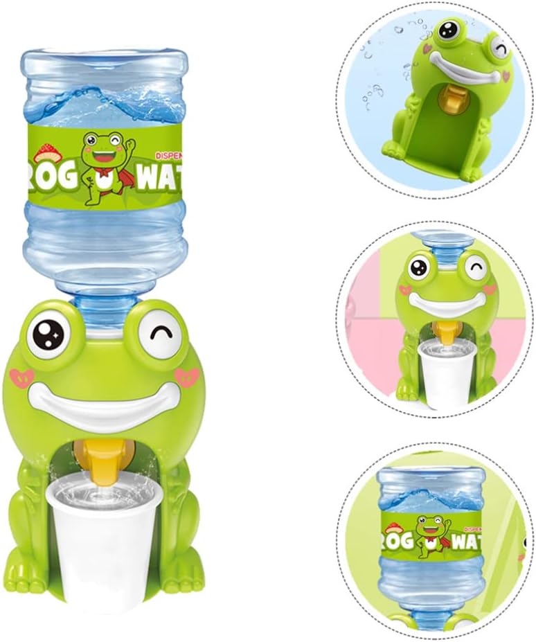 Mini Frog Water Dispenser With Disposable Glass