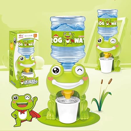 Mini Frog Water Dispenser With Disposable Glass