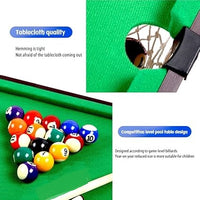 Thumbnail for Wooden Billiards Pool Table Game