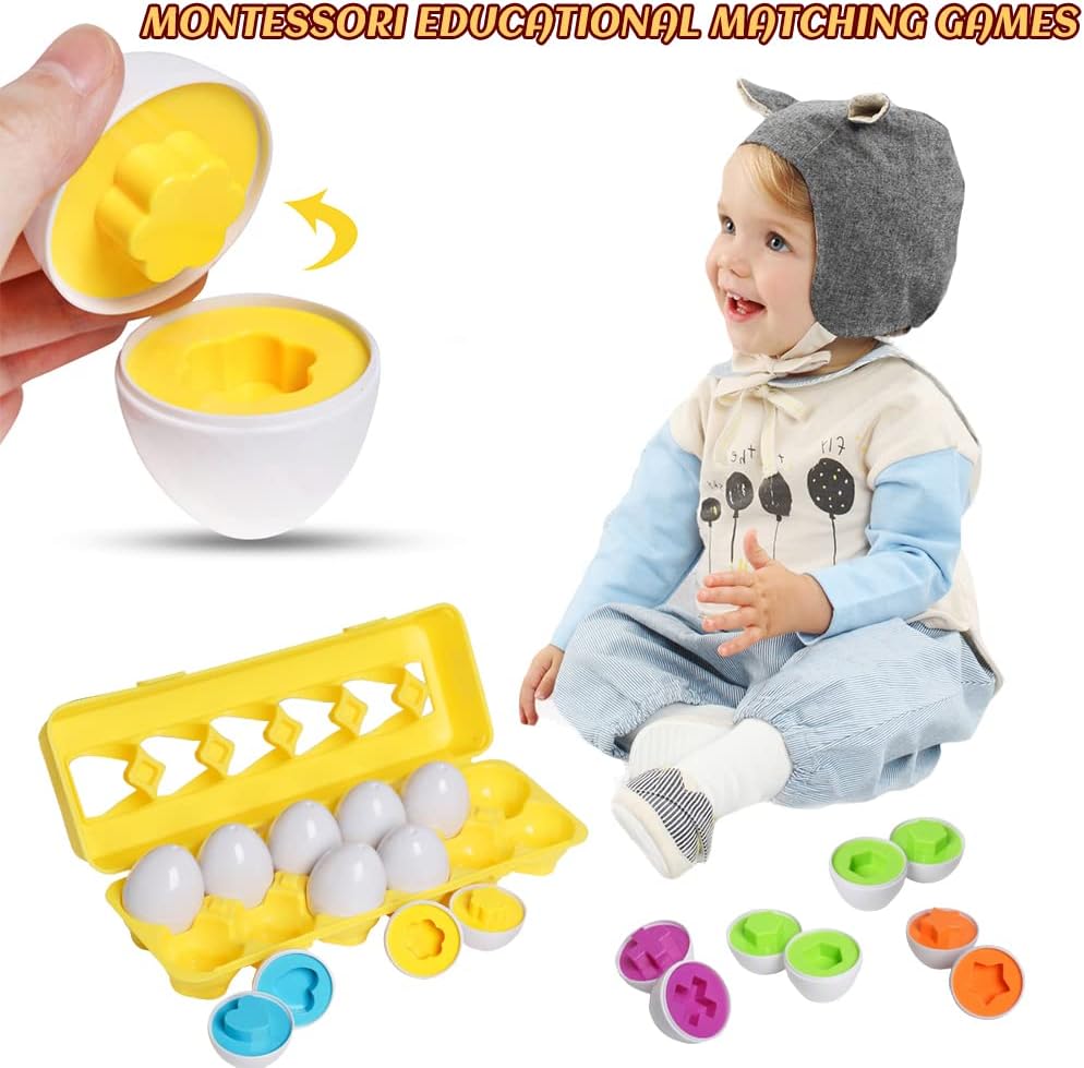 12Pcs Match Smart Eggs-Toy