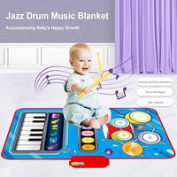 Thumbnail for 2in1 Electronic Kids Musical Drum Piano Play-Mat