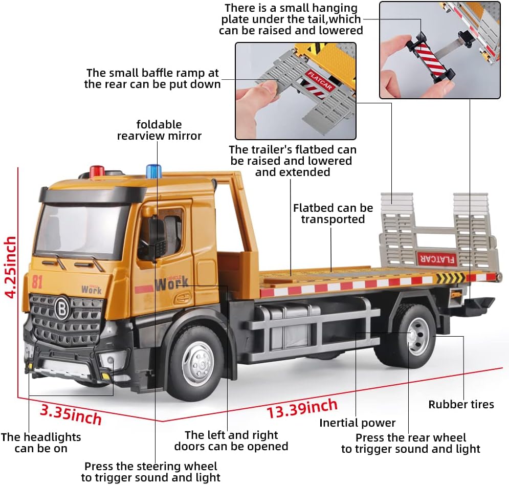 1:32 Diecast Road Rescue Trailer Model