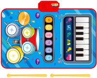 Thumbnail for 2in1 Electronic Kids Musical Drum Piano Play-Mat