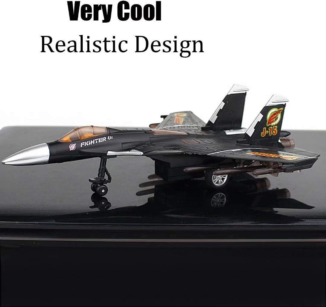 Diecast Fighter Jet Model With Light & Sound - 1Pc