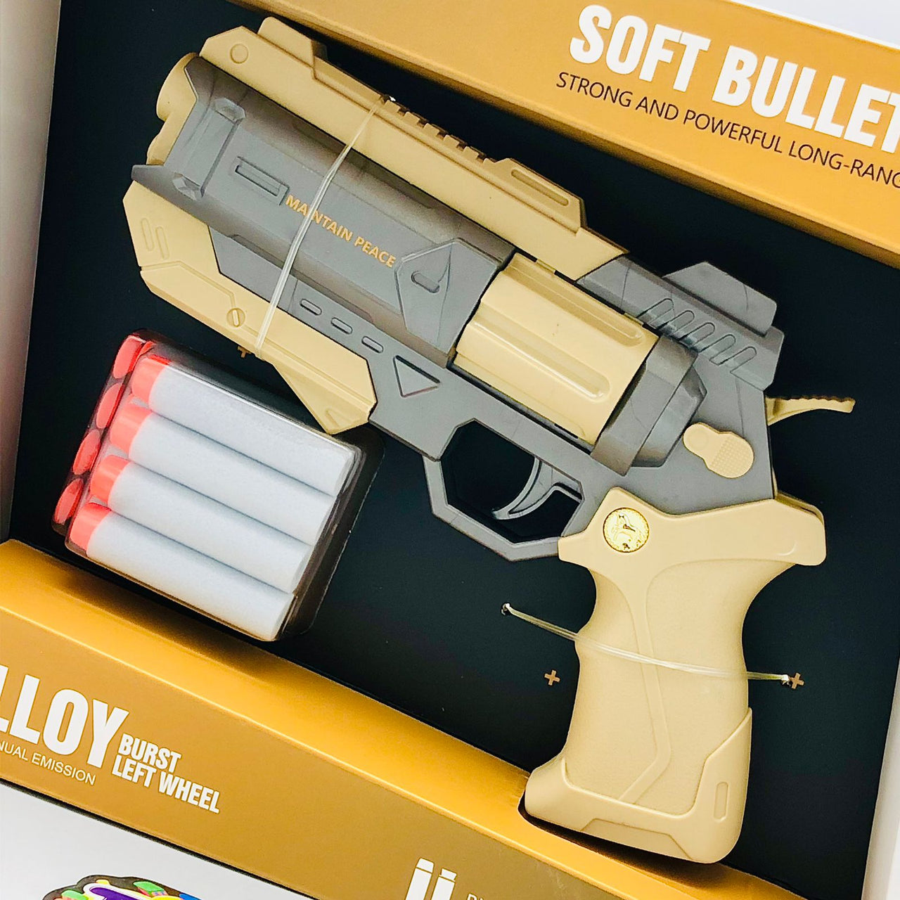 Metal Manual Soft Bullet Emission Gun