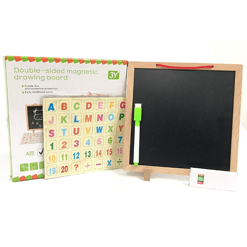 Wooden Double-Sided Magnetic Drawing Board