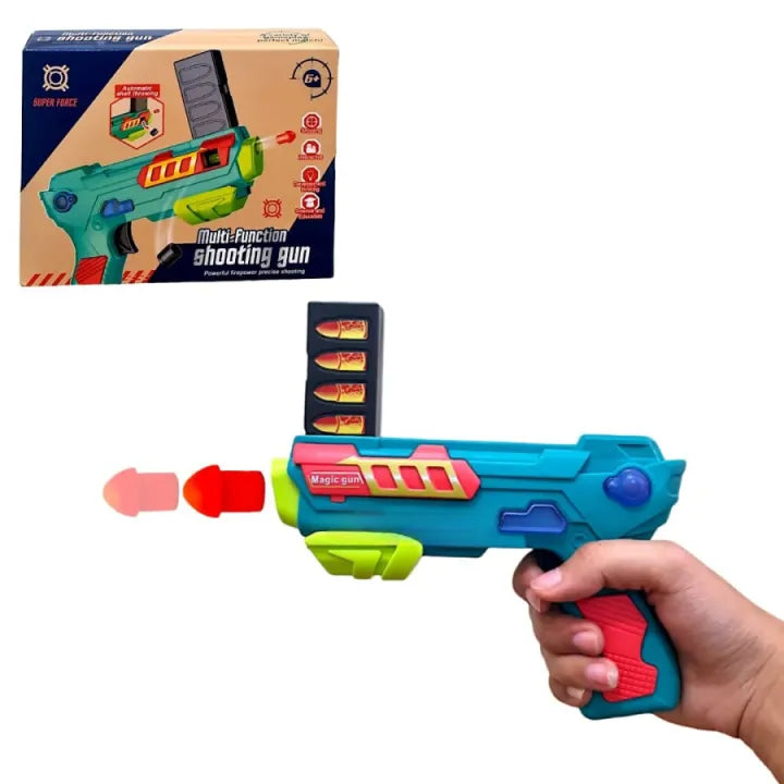 Multi-function Manual Shooting Soft Bullet Gun With Helicopter