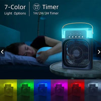 Thumbnail for 4in1 Air Conditioner Humidifier Fan With Lights