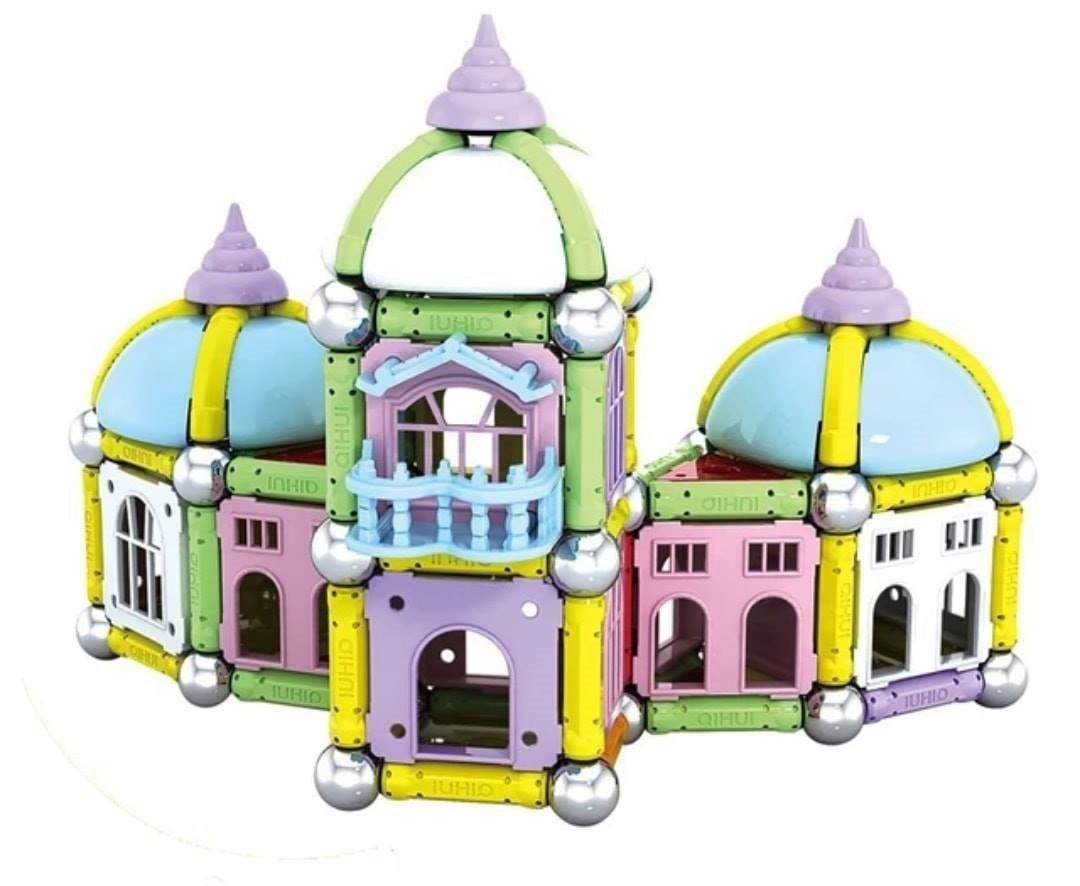 100Pcs Happy World Magnetic Building Blocks