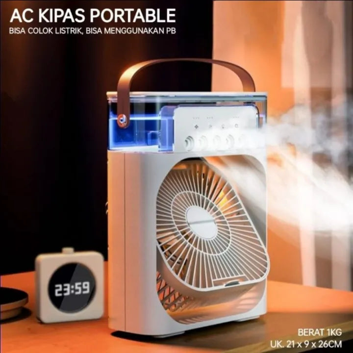 4in1 Air Conditioner Humidifier Fan With Lights