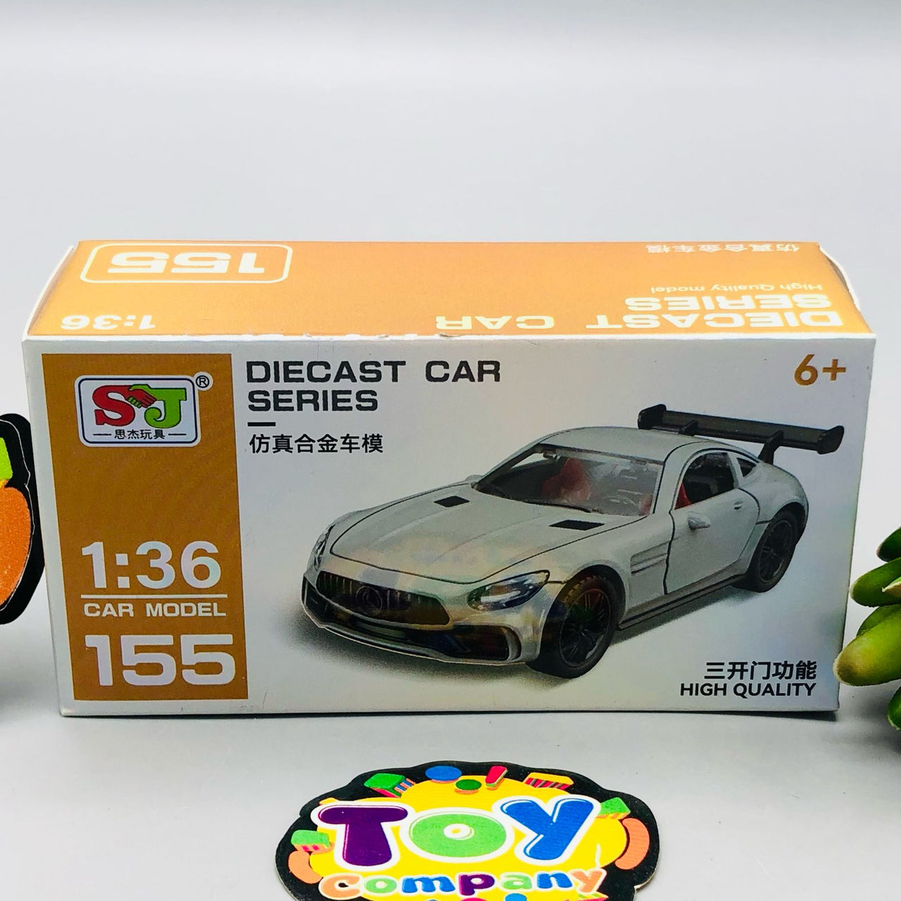 1:36 Diecast Mini Pullback Mercedes AMG GT Model Car