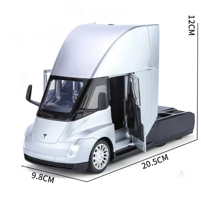 1:24 Diecast Tesla Semi Truck Head Model