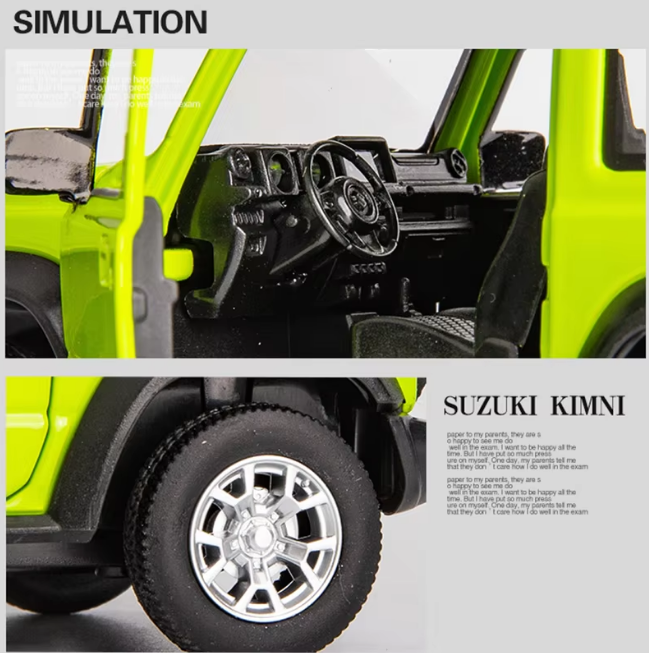 1:24 Diecast Suzuki Jimny Official Licensed Model