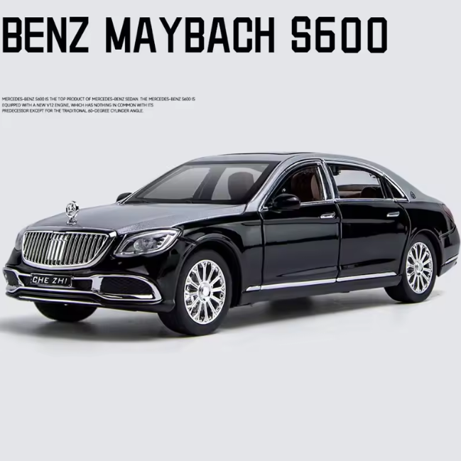 1:24 Diecast Mercedes Benz Maybach S600 With Smoke