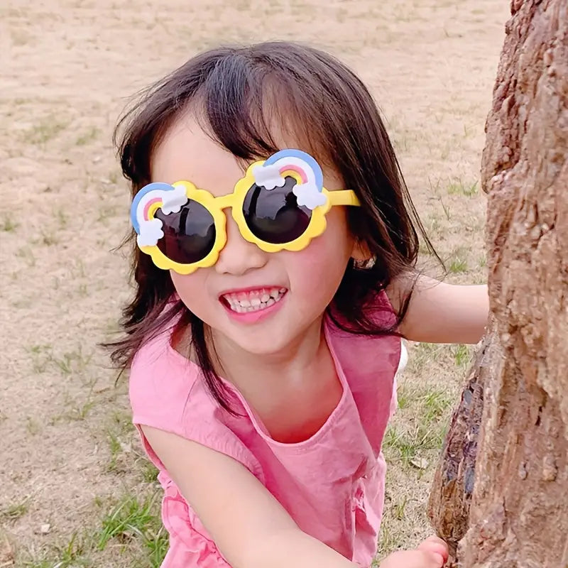 Kids Rainbow Frame Sunglasses