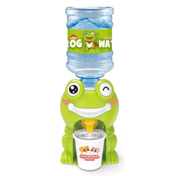 Mini Frog Water Dispenser With Disposable Glass